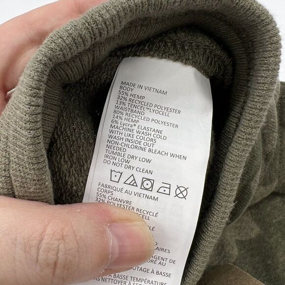 NWT prAna Cozy Up Ankle Pant Women’s Green Camo Large Jogger Sweatpants MSRP 89 - Picture 5 of 6